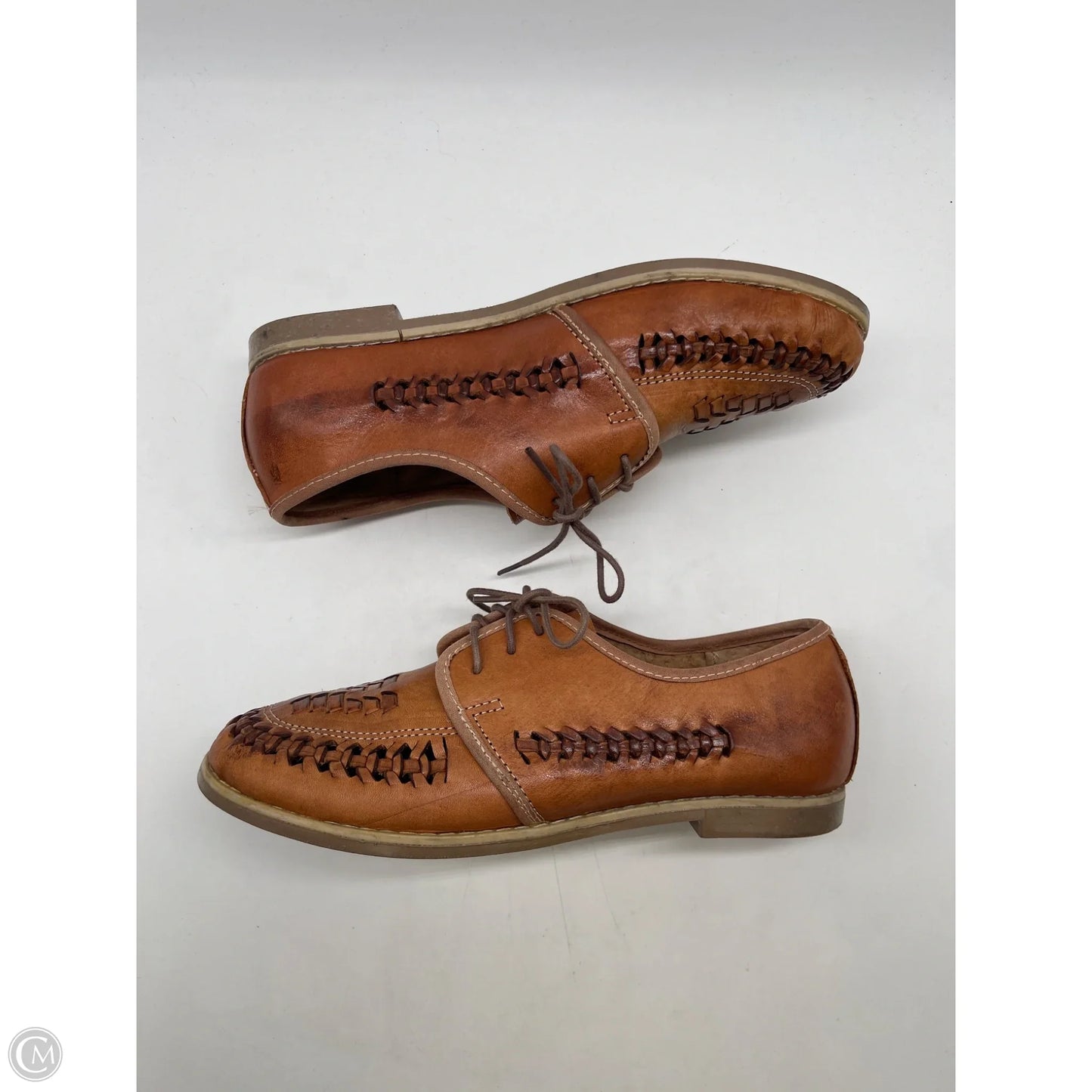 Shoes Flats By Clothes Mentor In Brown, Size: 8.5