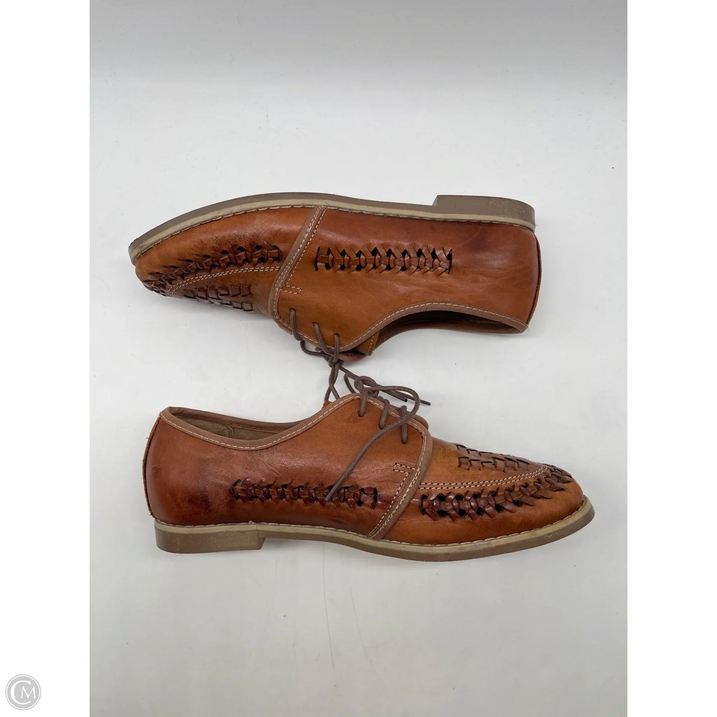 Shoes Flats By Clothes Mentor In Brown, Size: 8.5