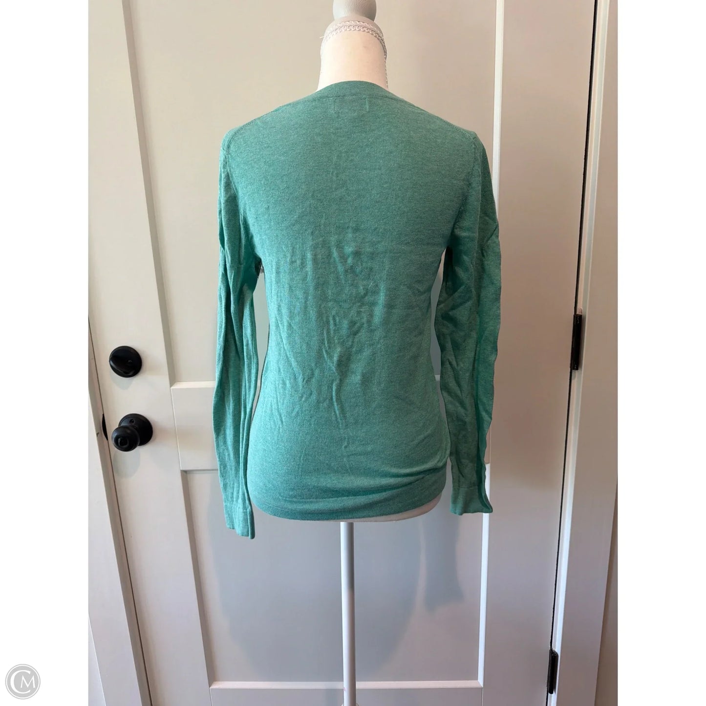 Top Long Sleeve By J. Crew In Green, Size: S