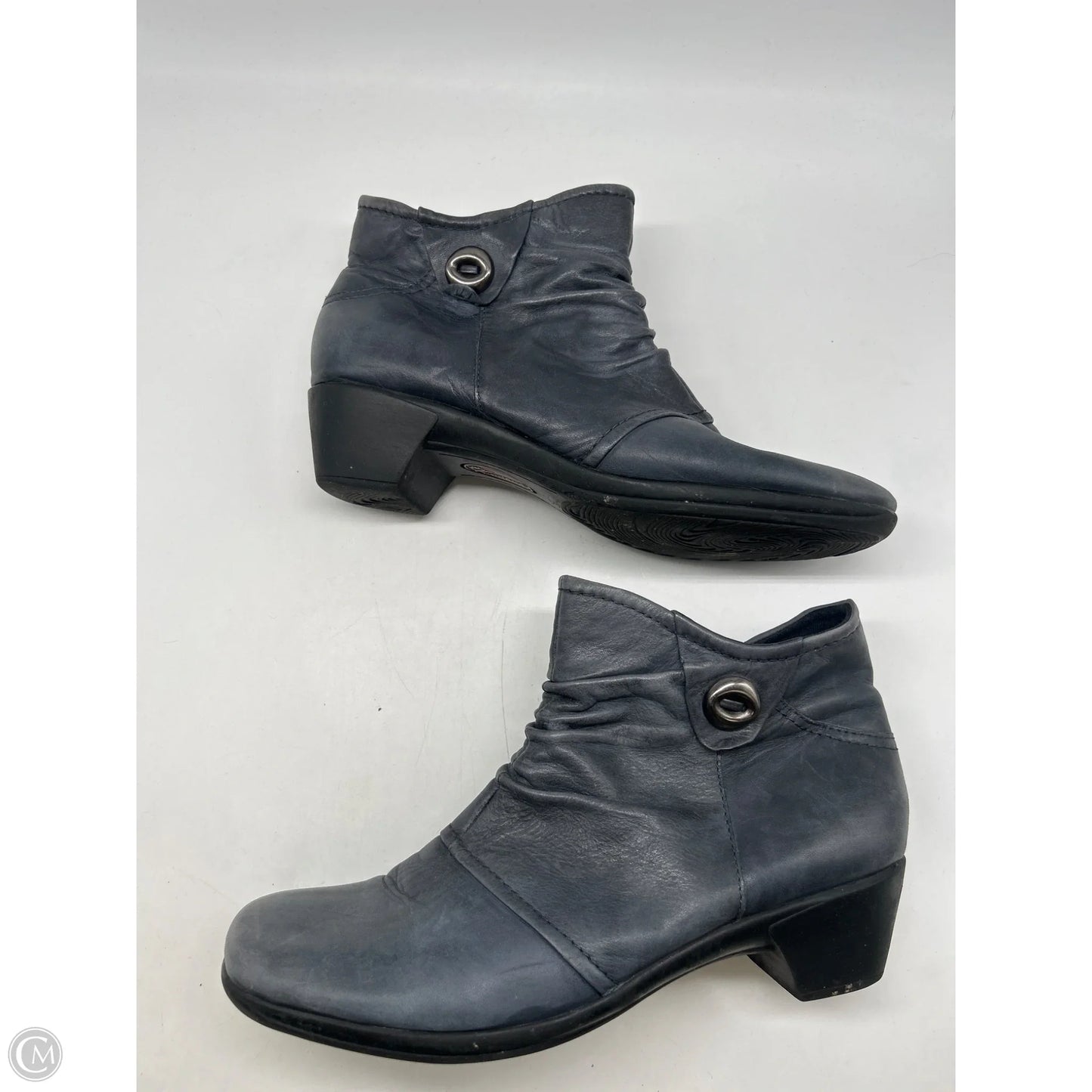 Boots Ankle Heels By Earth Origins In Blue, Size: 12