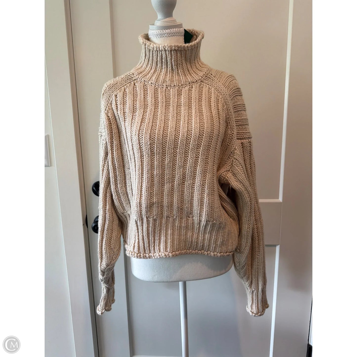 Sweater By H&m In Tan, Size: S