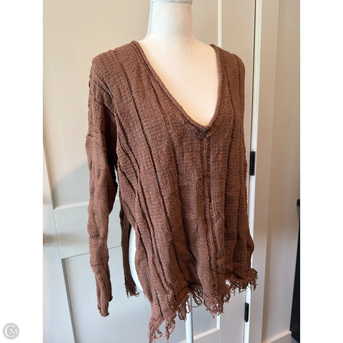 Sweater By Free People In Brown, Size: S