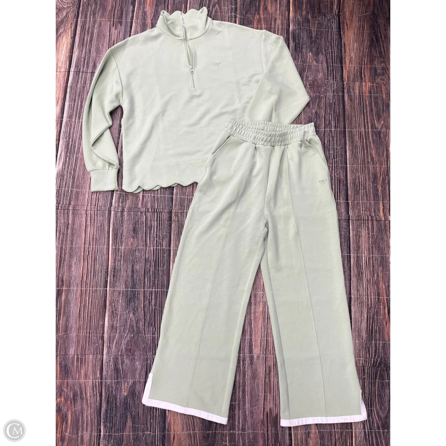 Lounge Set Pants By Simply Southern In Green, Size: S