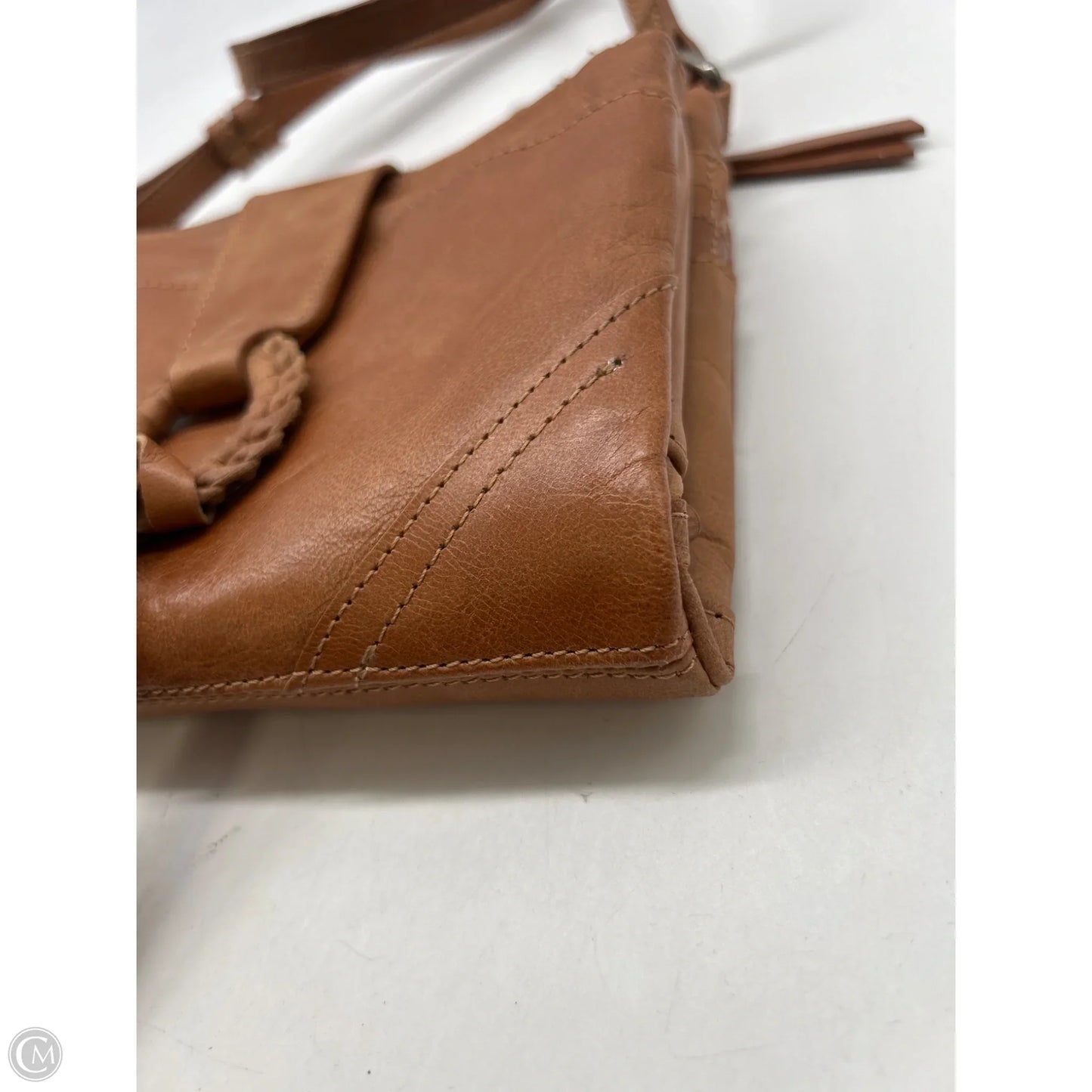 Crossbody Leather By Lucky Brand, Size: Small