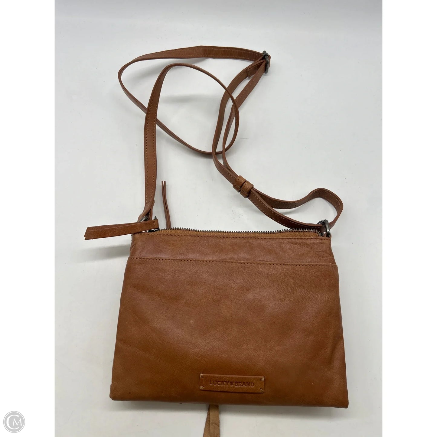 Crossbody Leather By Lucky Brand, Size: Small