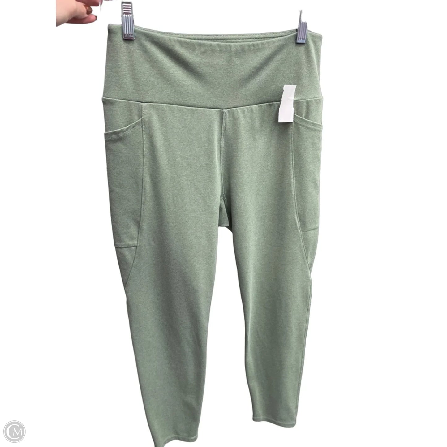 Athletic Leggings By Lou And Grey In Green, Size: L