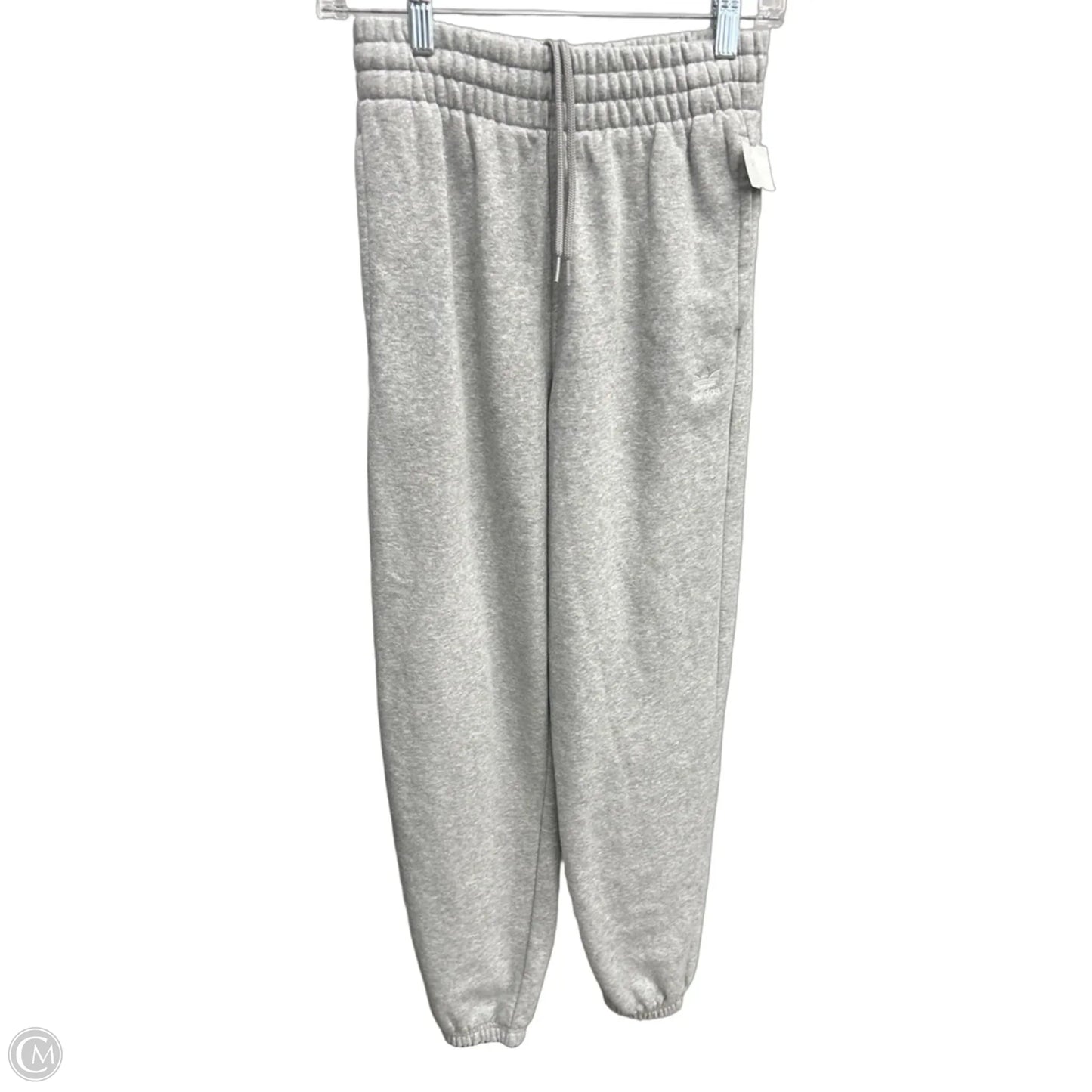 Athletic Pants By Adidas In Grey, Size: Xs