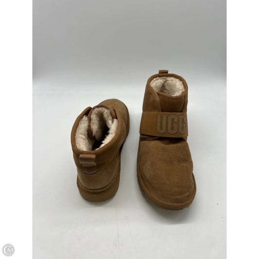Boots Designer By Ugg In Brown, Size: 6