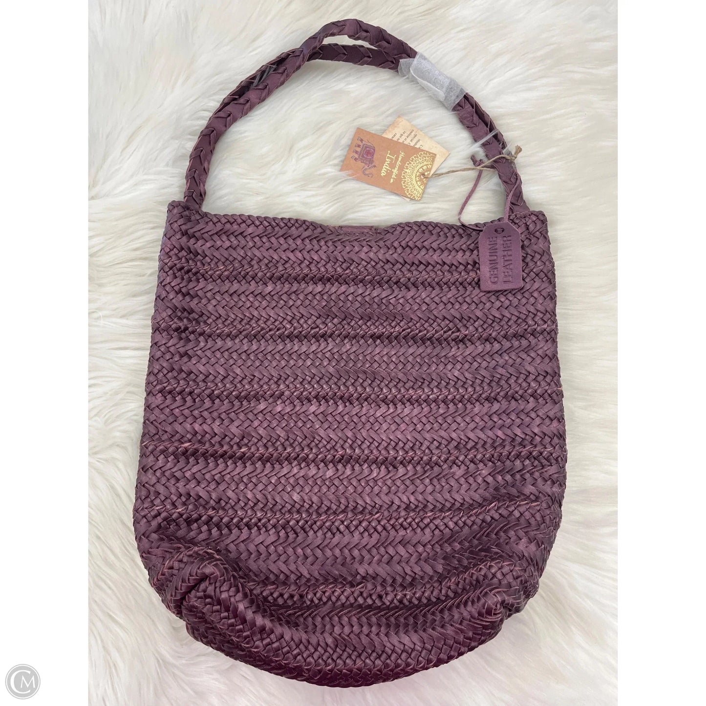 Crossbody Leather By Clothes Mentor, Size: Large