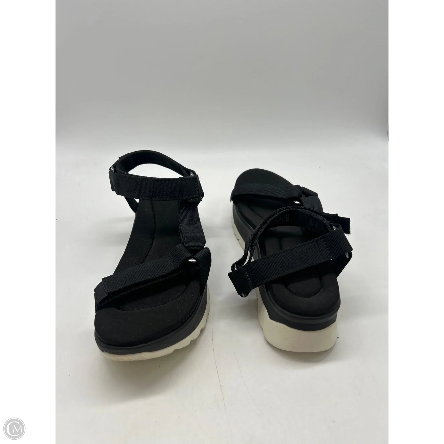 Sandals Heels Platform By Teva In Black, Size: 7