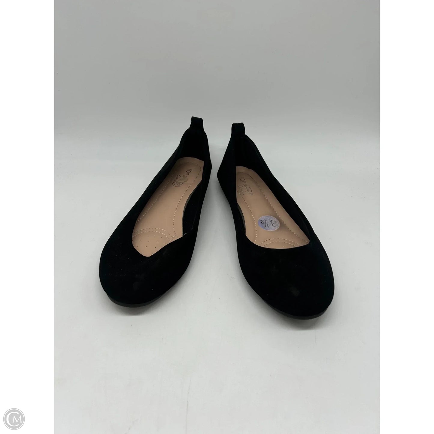 Shoes Flats By Top Moda In Black, Size: 8.5