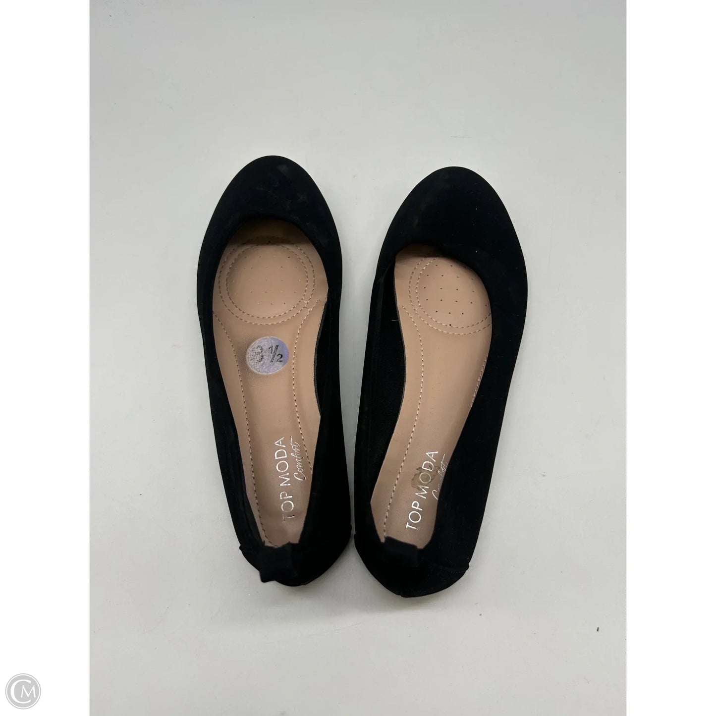 Shoes Flats By Top Moda In Black, Size: 8.5