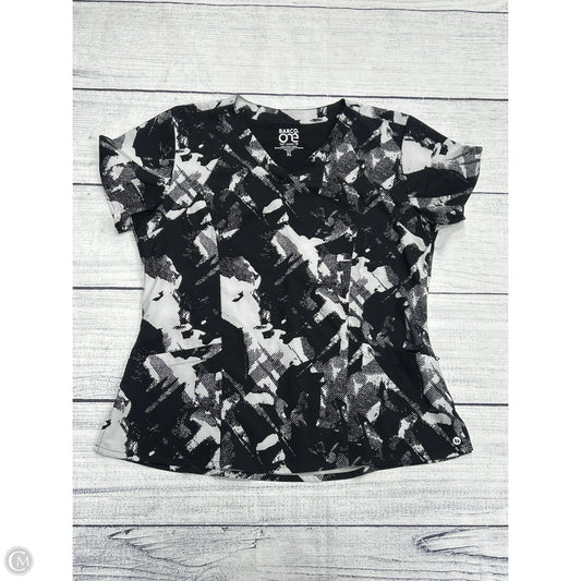 Top Short Sleeve By Clothes Mentor In Black & White, Size: Xl