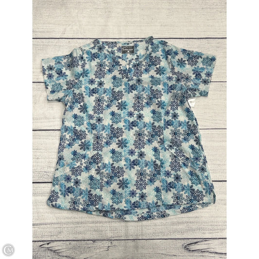 Top Short Sleeve By Clothes Mentor In Blue, Size: L