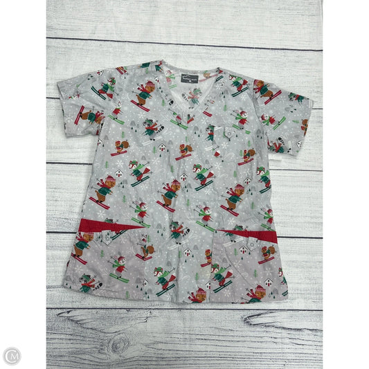 Top Short Sleeve By Clothes Mentor In Grey, Size: L