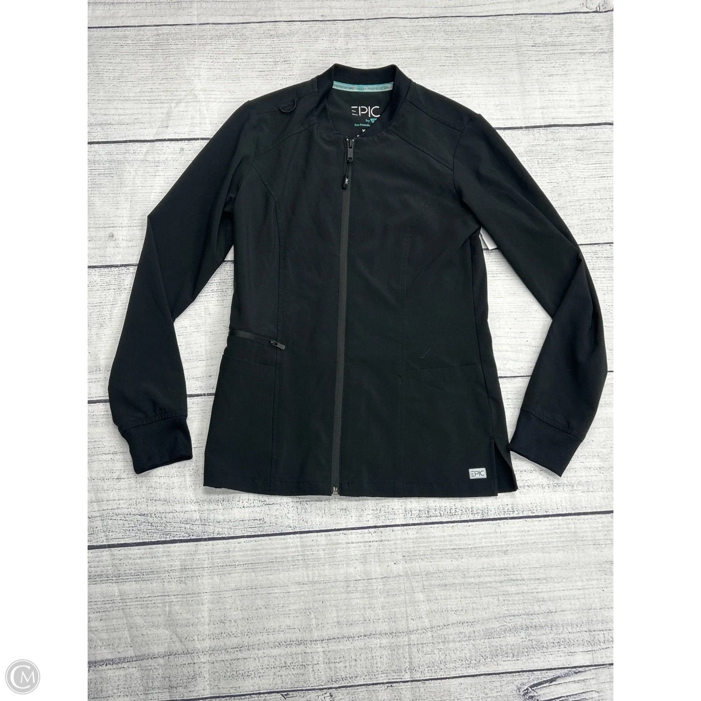 Top Long Sleeve By Epic In Black, Size: Xxs
