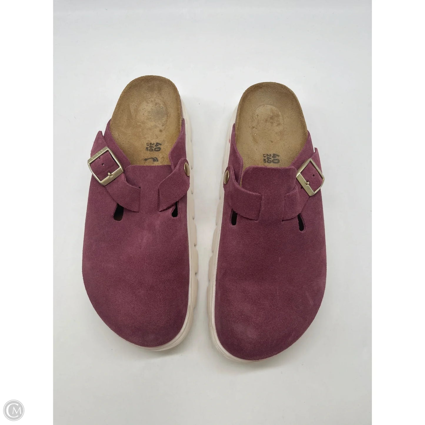 Shoes Heels Platform By Birkenstock In Purple, Size: 9