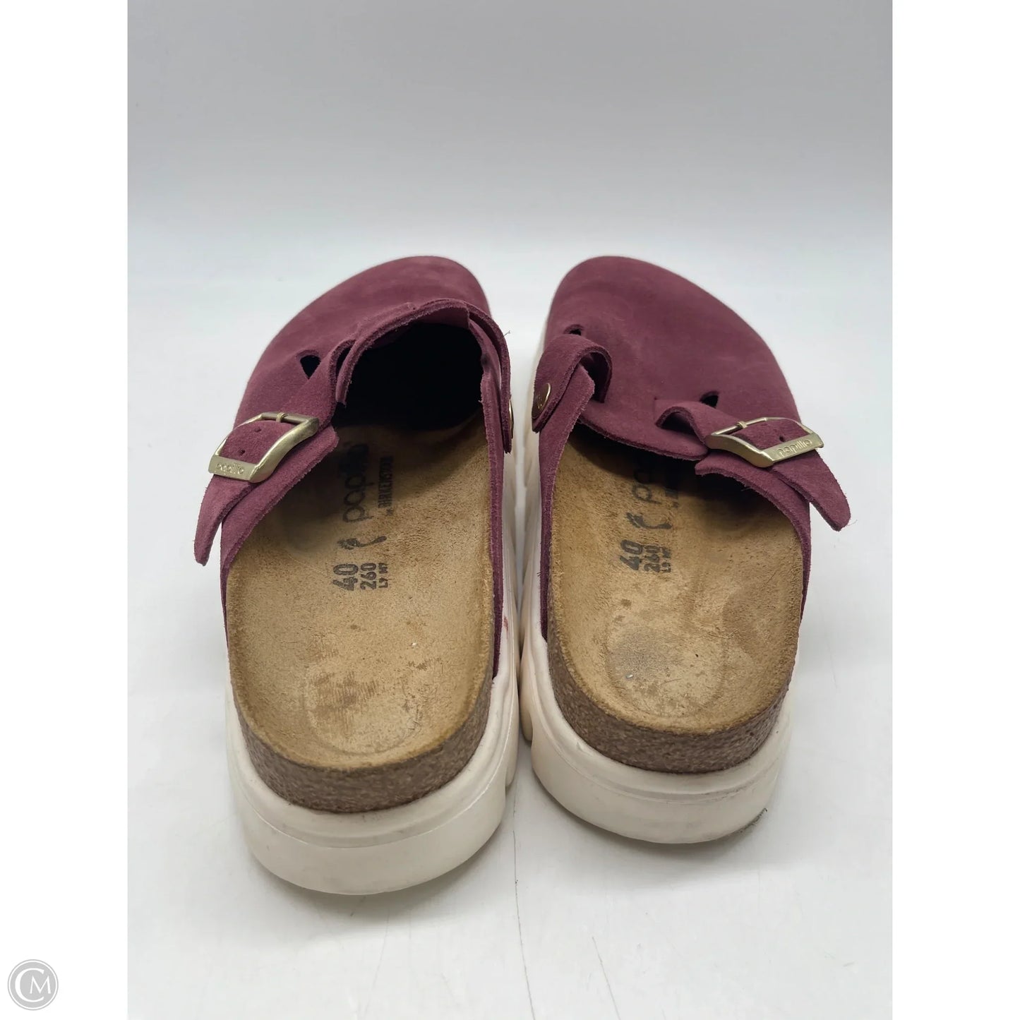 Shoes Heels Platform By Birkenstock In Purple, Size: 9