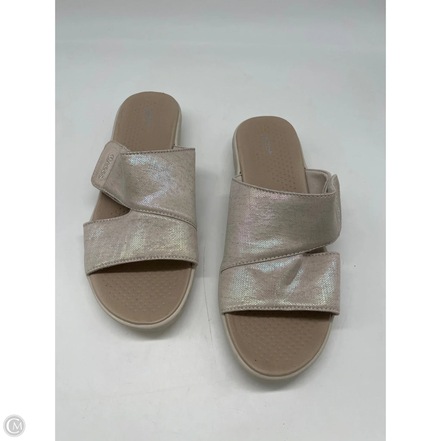 Sandals Flats By Life Stride In Cream, Size: 9.5