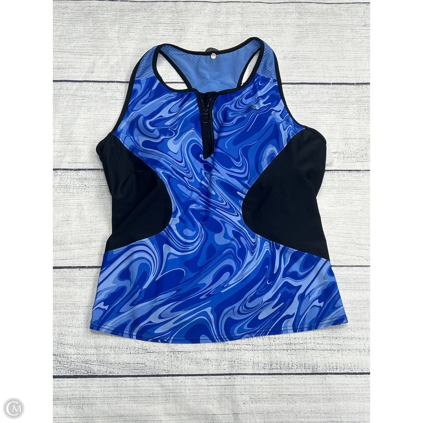 Swimsuit Top By Zero Xposure In Blue, Size: 2x