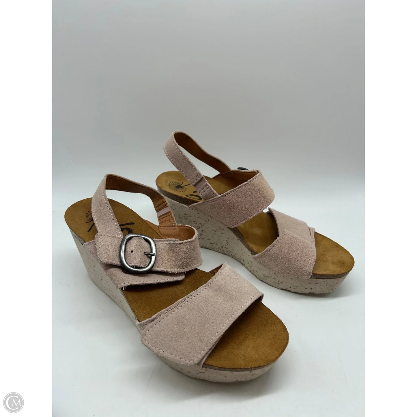 Sandals Heels Wedge By Otbt In Pink, Size: 10