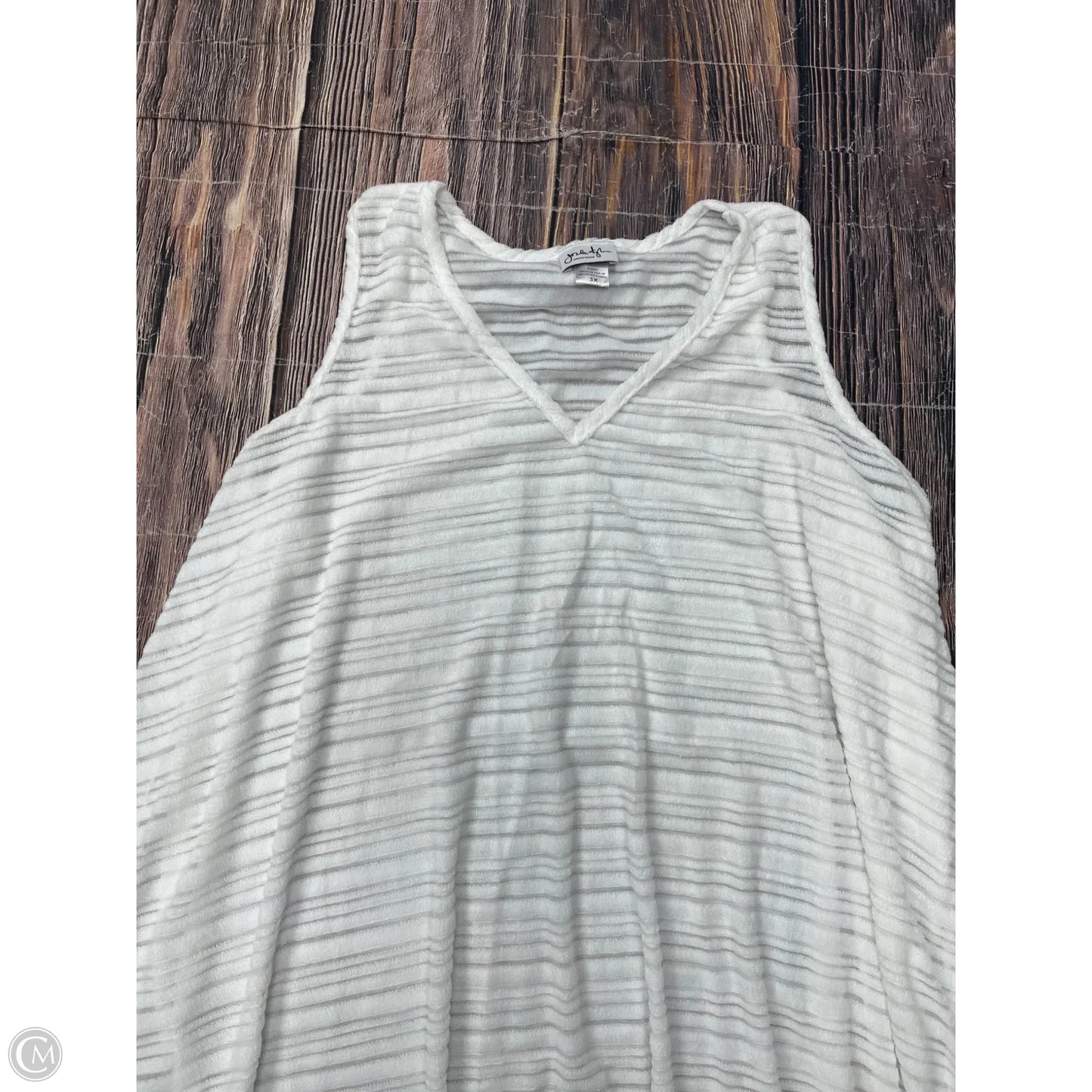 Swimwear Cover-up By Clothes Mentor In White, Size: 3x