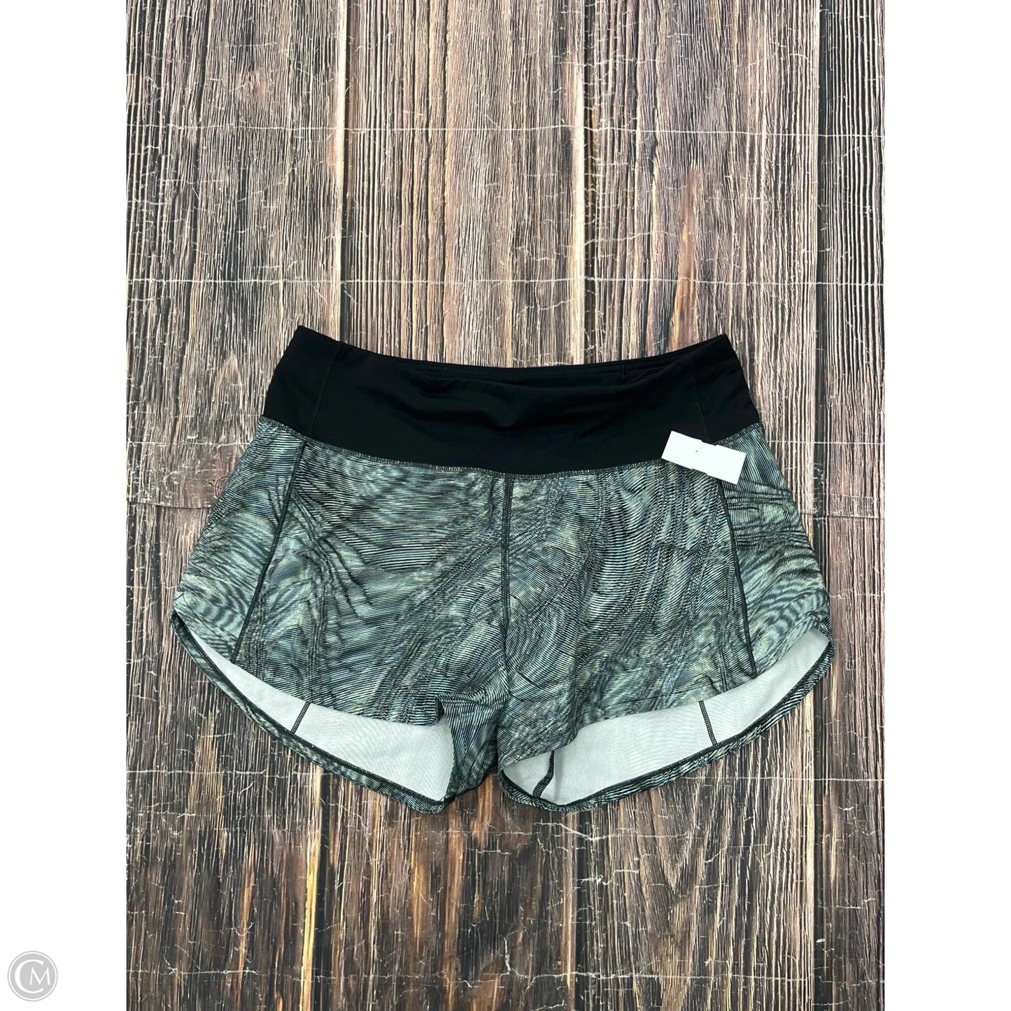 Athletic Shorts By Lululemon In Green, Size: 6l