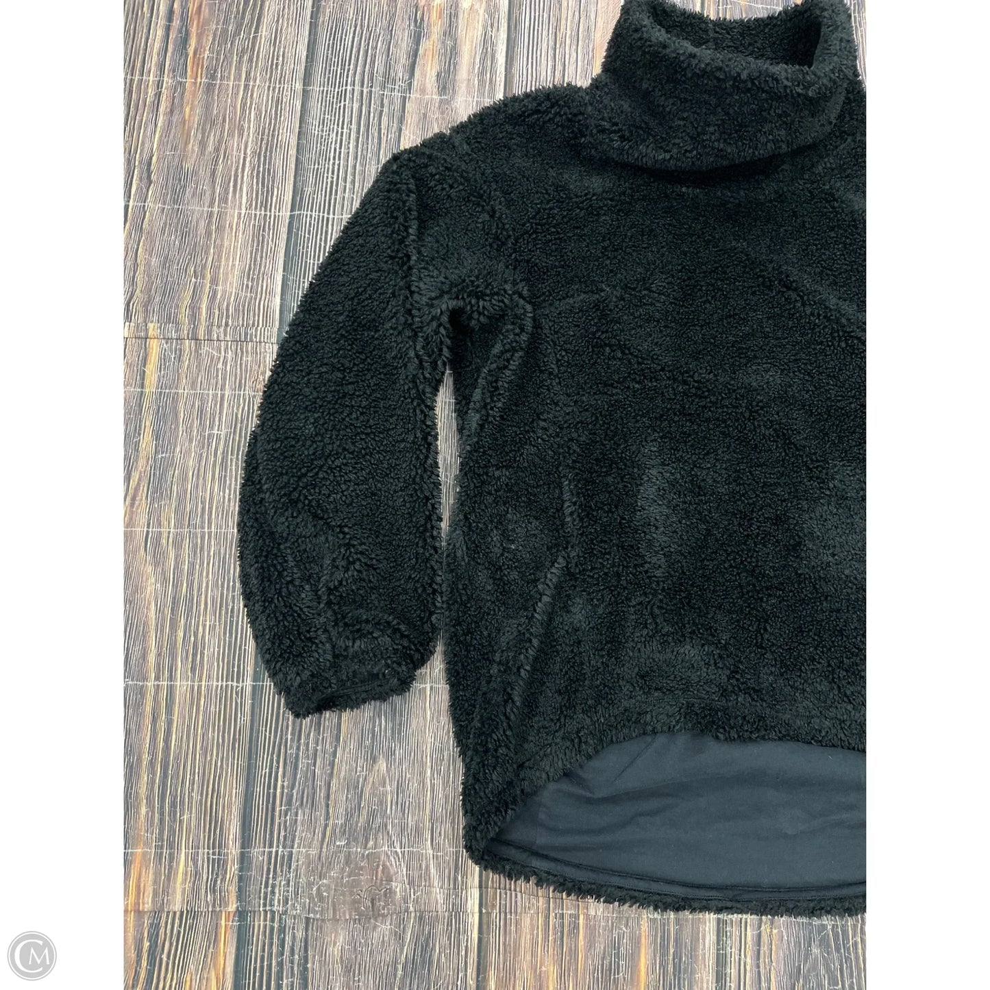 Athletic Sweatshirt Collar By Lululemon In Black, Size: 6