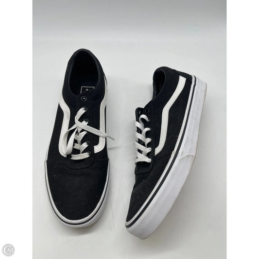 Shoes Sneakers By Vans In Black, Size: 11
