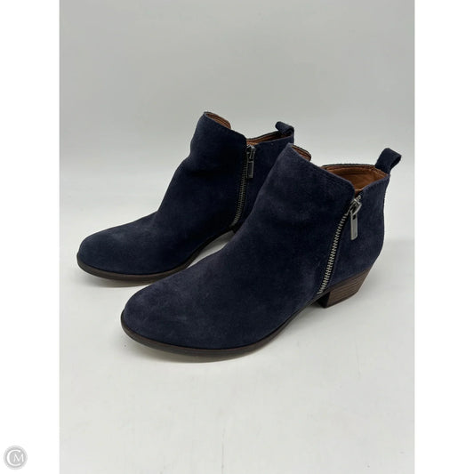 Boots Ankle Flats By Lucky Brand In Blue, Size: 7