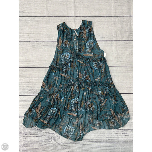 Tunic Sleeveless By Free People In Blue, Size: S