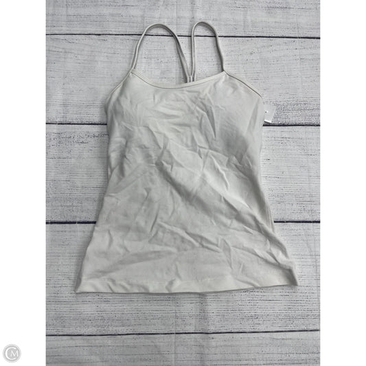 Athletic Tank Top By Lululemon In White, Size: 4