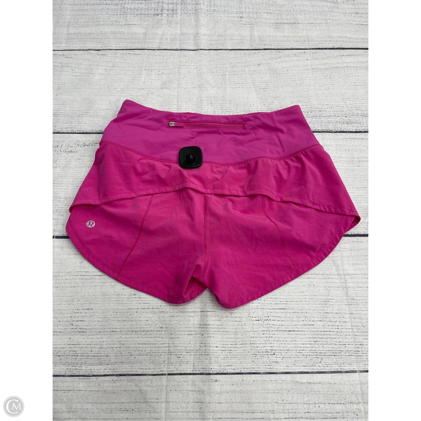Athletic Shorts By Lululemon In Pink, Size: 4
