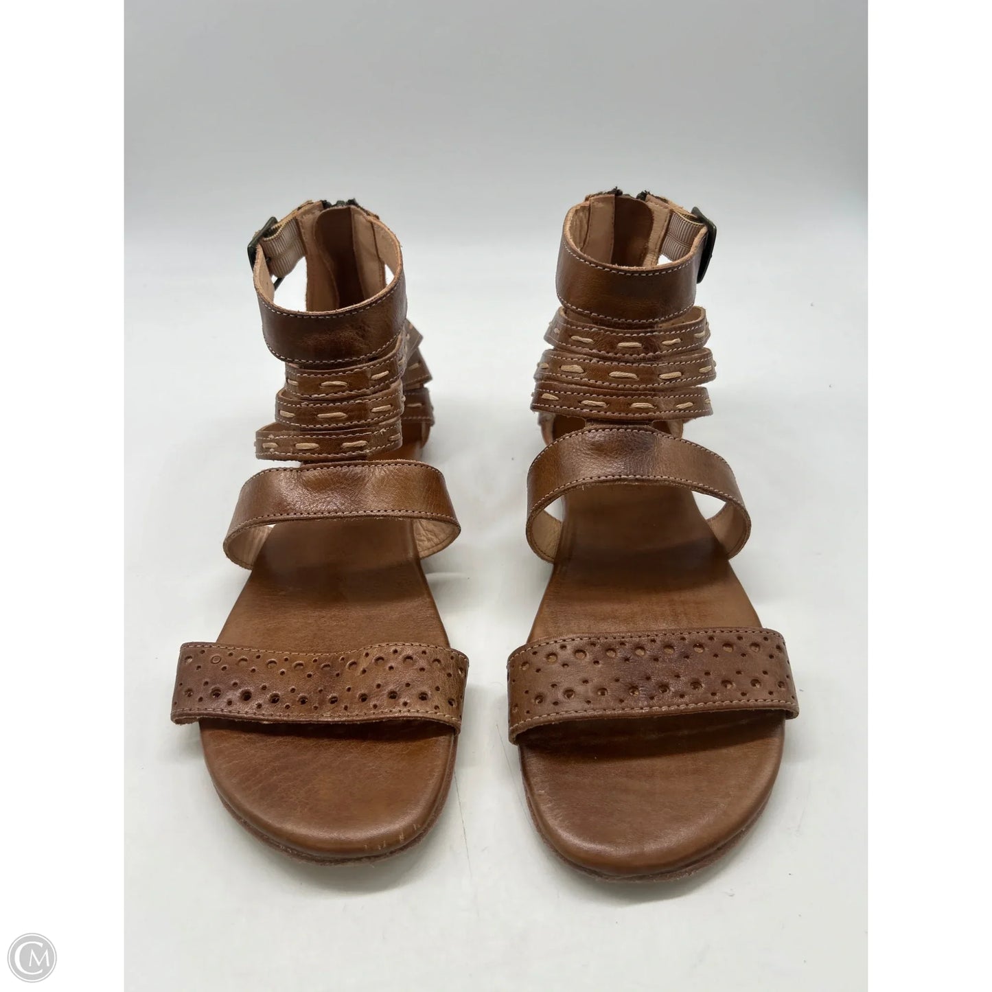 Sandals Flats By Bed Stu In Brown, Size: 9.5