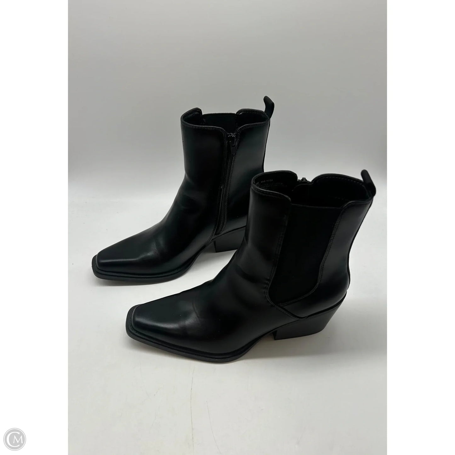 Boots Ankle Heels By Ana In Black, Size: 8.5