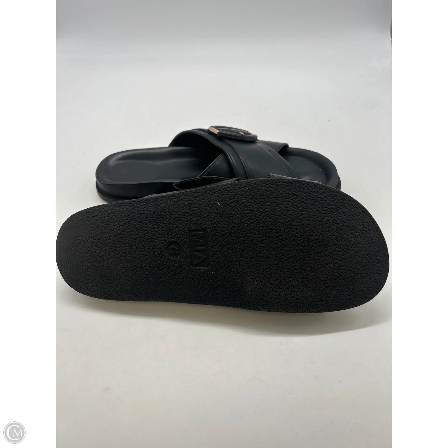 Sandals Flats By Mia In Black, Size: 7.5