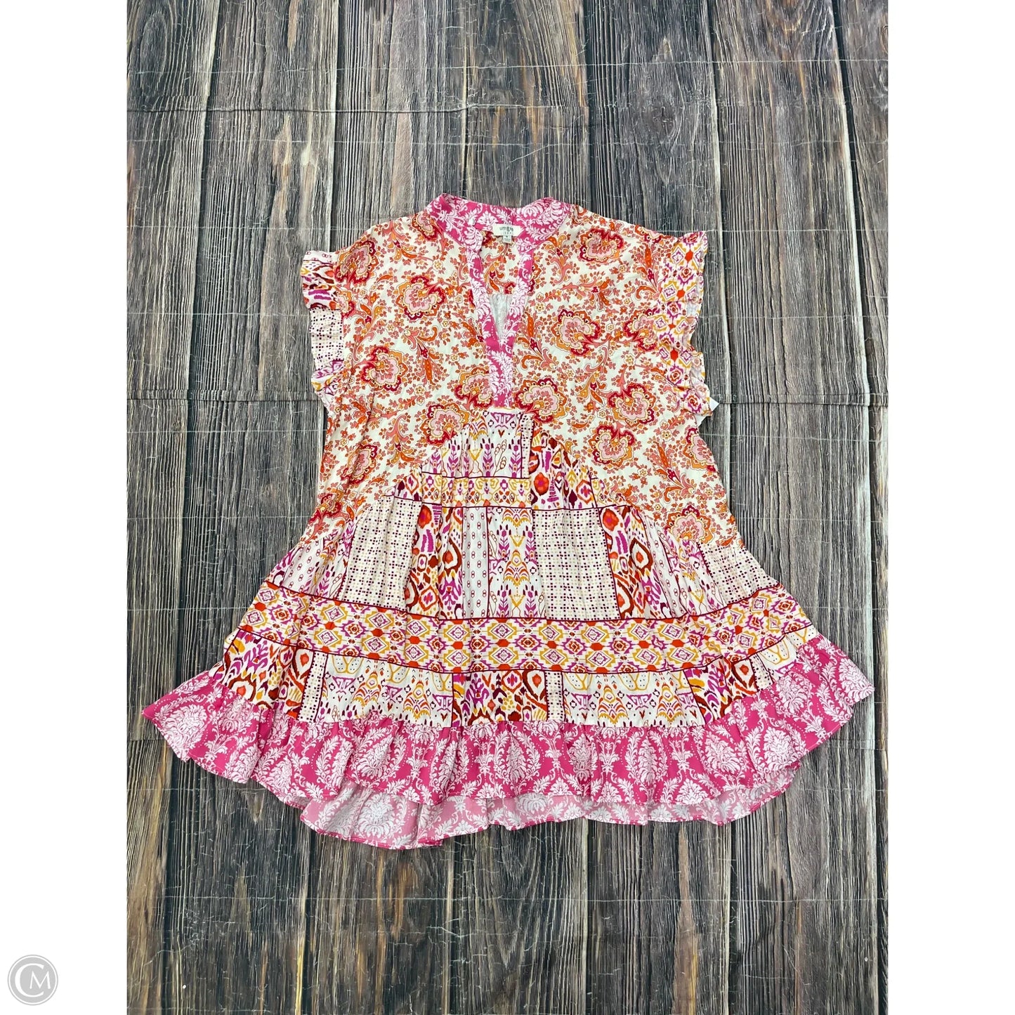 Dress Casual Short By Umgee In Pink, Size: M