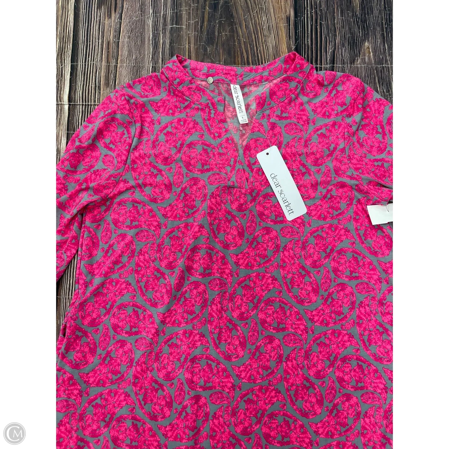 Dress Casual Short By Dear Scarlett In Pink, Size: L