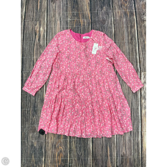 Dress Casual Short By Vineyard Vines In Pink, Size: L