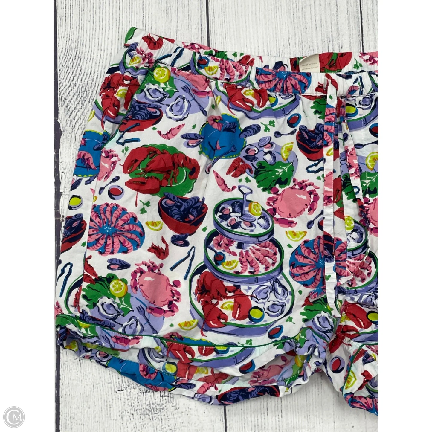 Shorts By Printfresh In Purple, Size: 2x