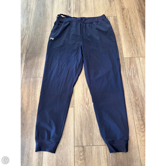 Athletic Pants By Under Armour In Blue, Size: L