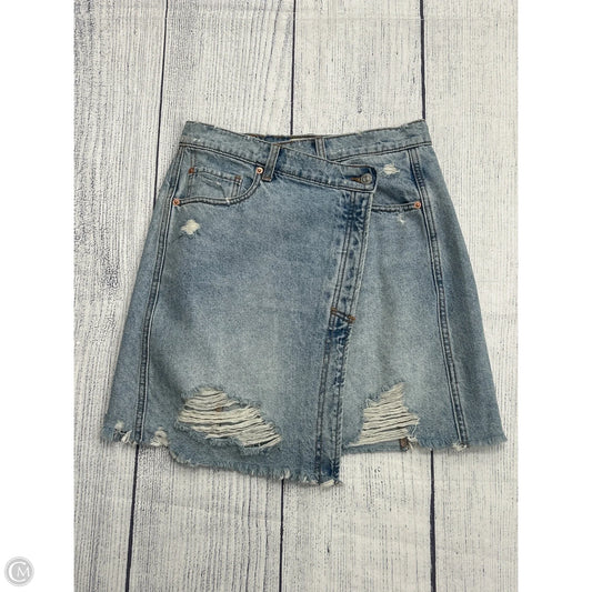 Skirt Mini & Short By We The Free In Blue Denim, Size: 4
