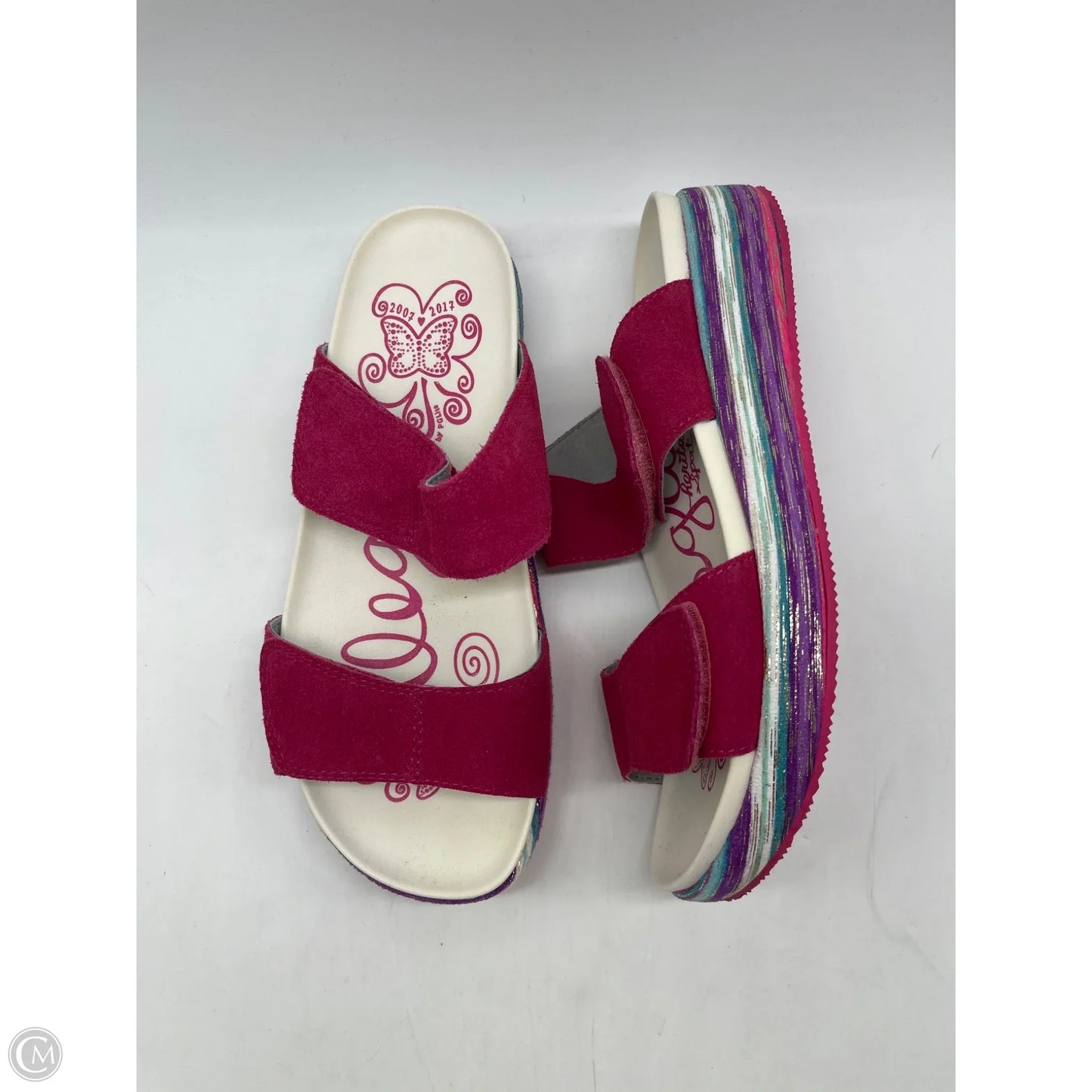 Sandals Flats By Alegria In Pink, Size: 8