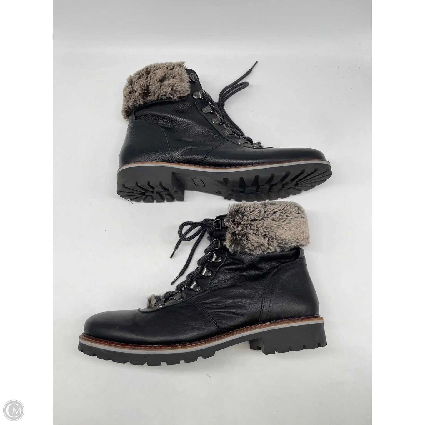 Boots Ankle Flats By Cmc In Black, Size: 9.5