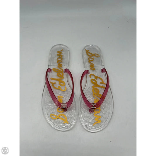 Sandals Flats By Sam Edelman In Clear, Size: 10