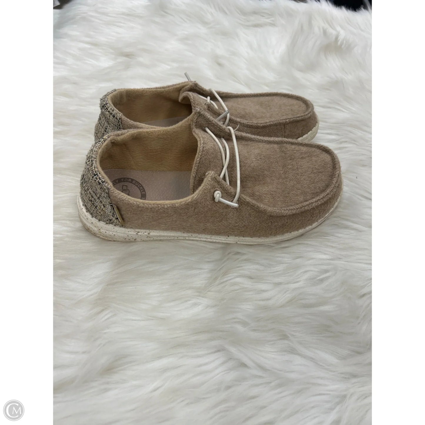 Shoes Flats By Hey Dude In Brown, Size: 7