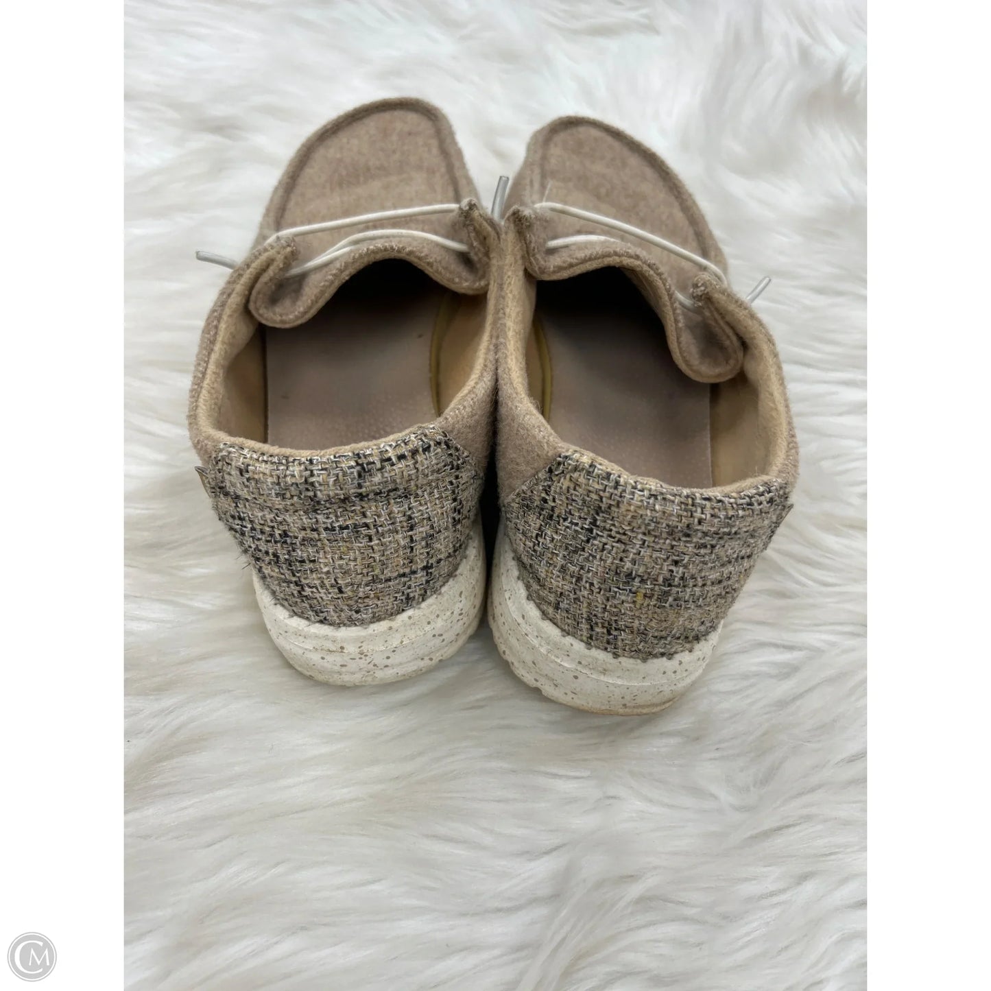 Shoes Flats By Hey Dude In Brown, Size: 7