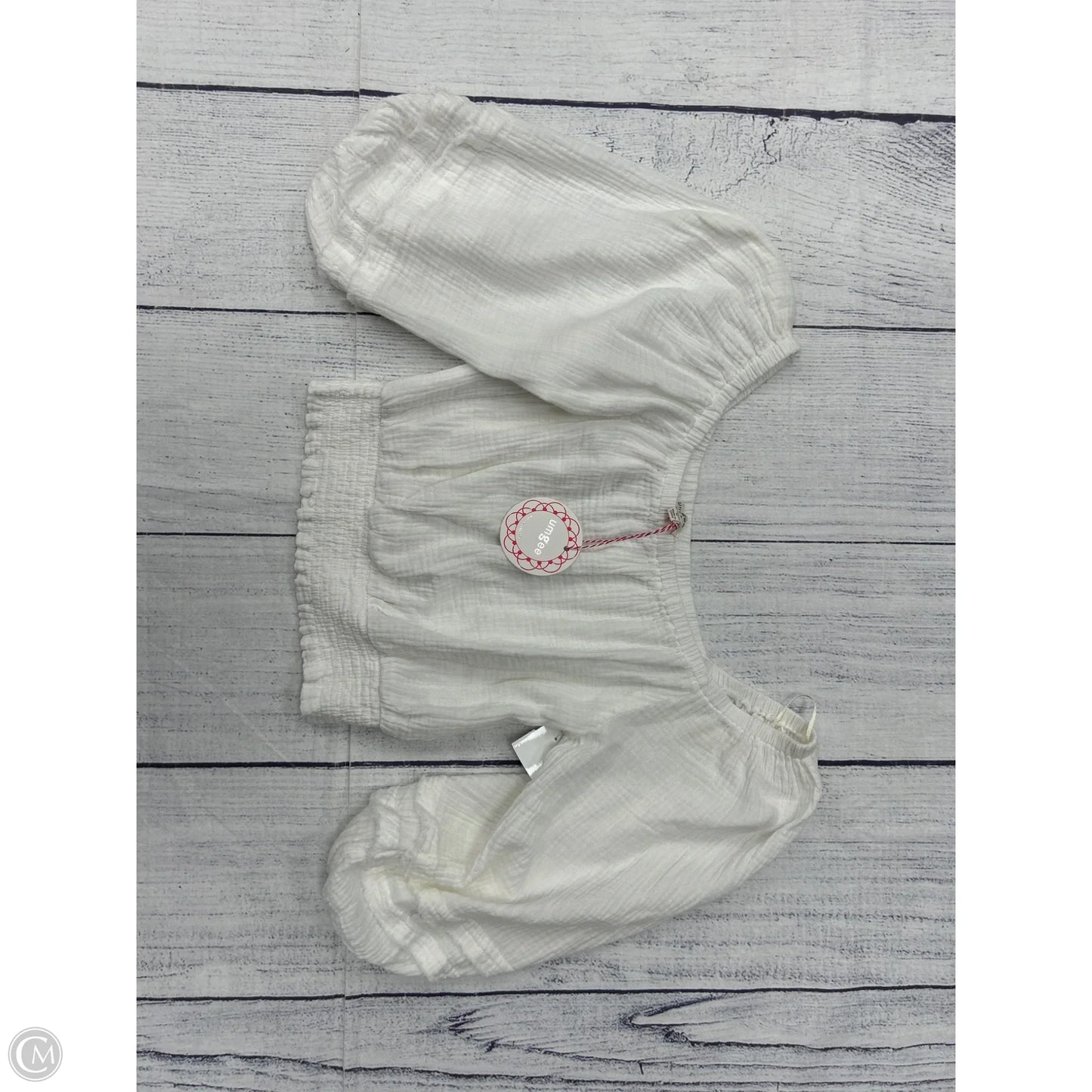 Top 3/4 Sleeve By Umgee In White, Size: M
