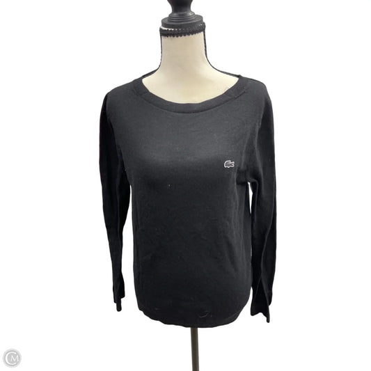 Sweater By Lacoste In Black, Size: L
