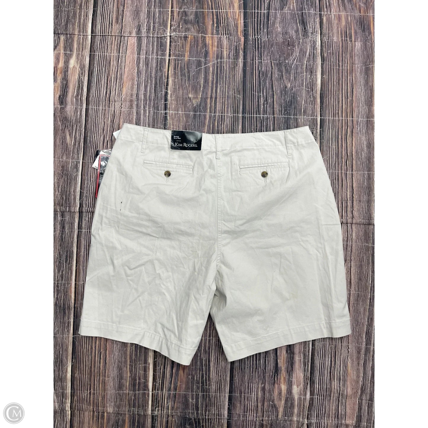 Shorts By Kim Rogers In Ivory, Size: 18